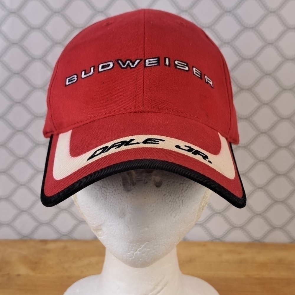 Dale Earnhardt Jr. Budweiser #8 Bud racing Nascar Winners Circle red hat